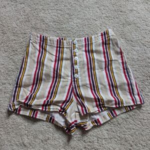 Striped Multicolor Women's Shorts